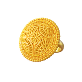 22K Gold Filigree Oriental Ring